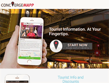Tablet Screenshot of conciergemapp.com